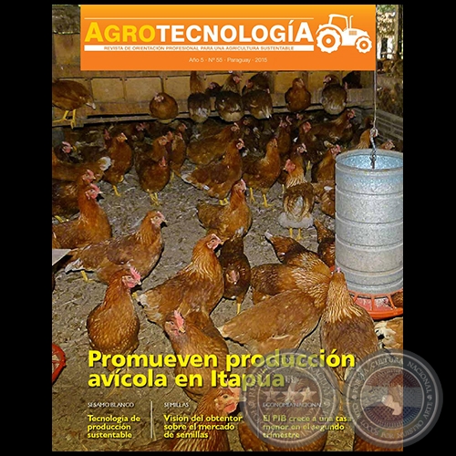 AGROTECNOLOGÍA Revista - AÑO 5 - NÚMERO 55 - AÑO 2015 - PARAGUAY